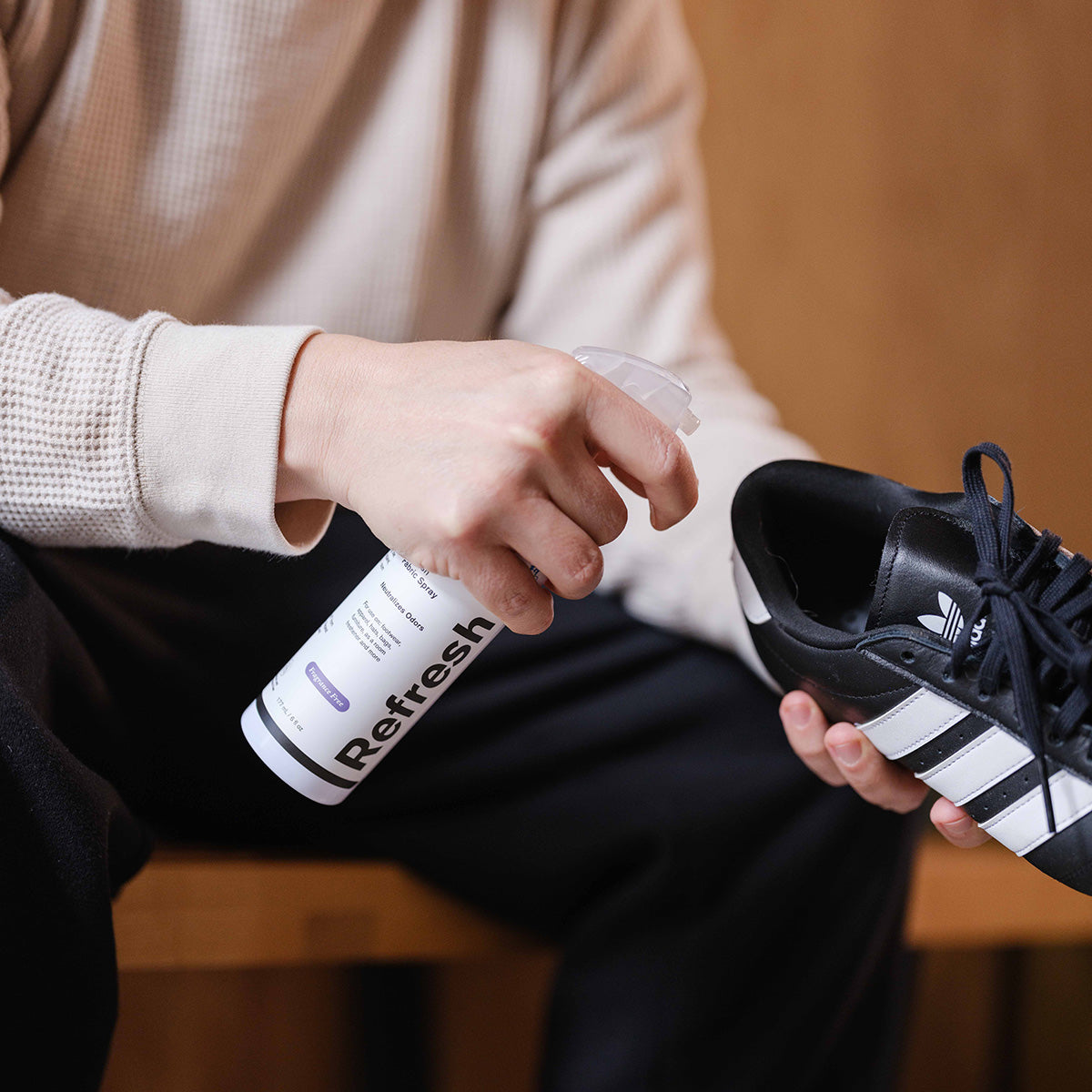 Spray para tenis